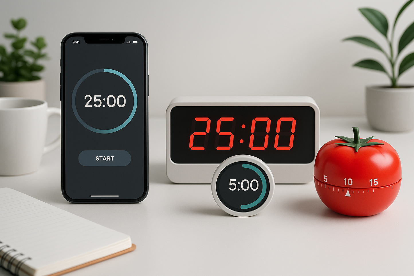 Digital Timers / Pomodoro Timers