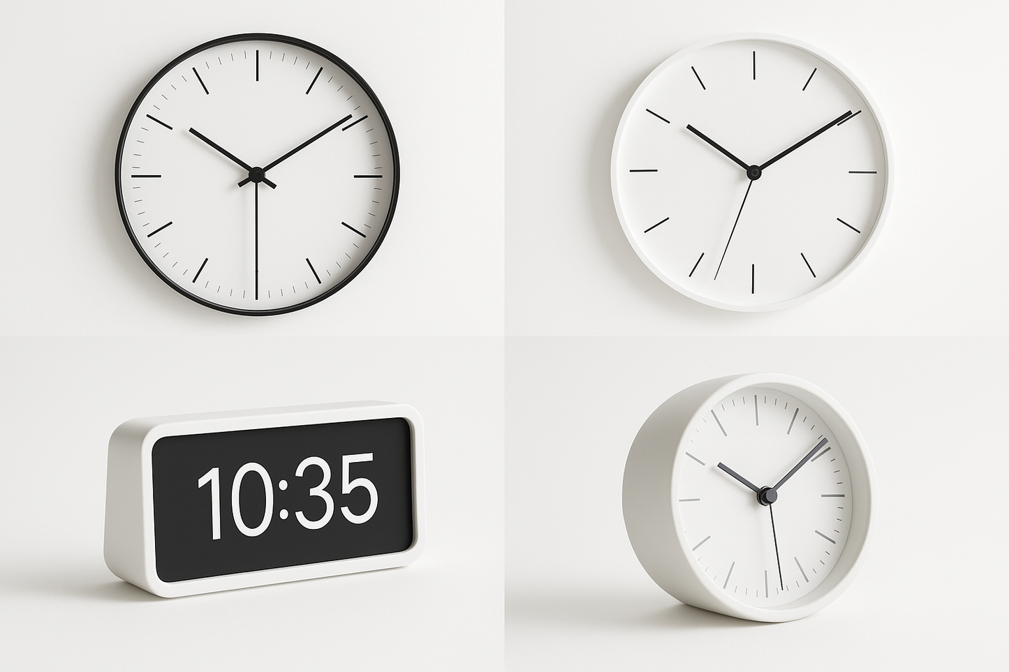 Minimalist Clocks