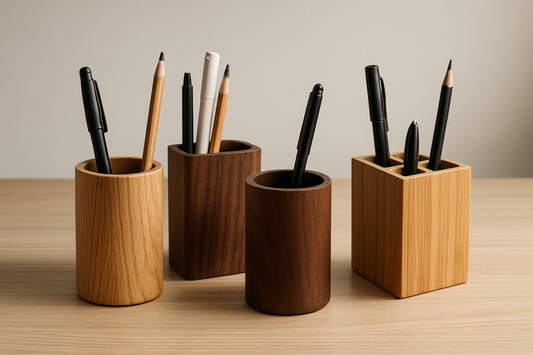 Wooden Pen Holders
